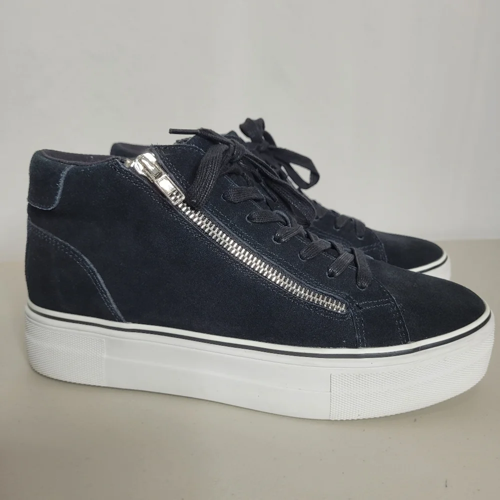 Steve Madden Gryphon Suede Leather Platform Sneaker - 8.5